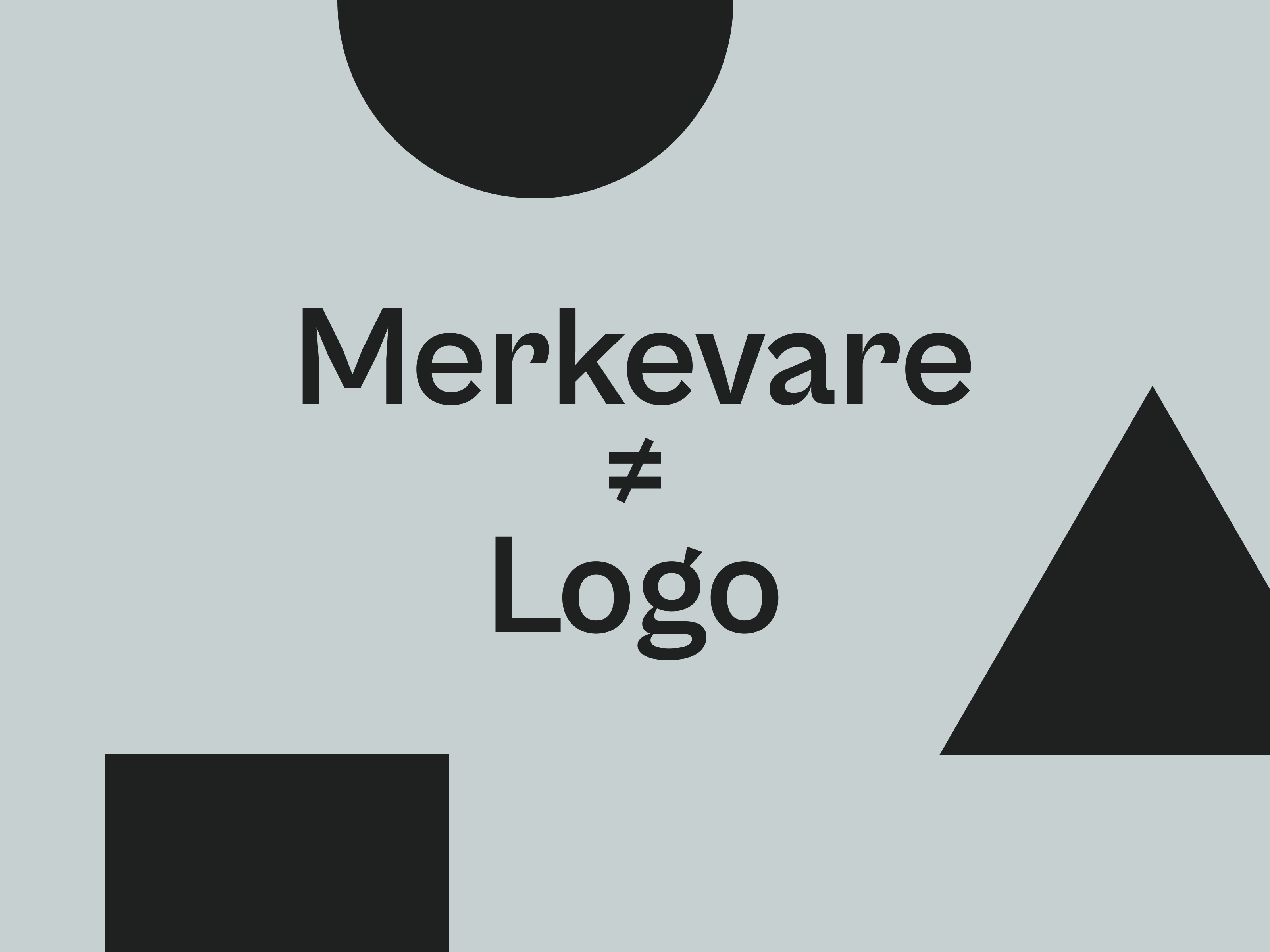En merkevare er ikke en logo