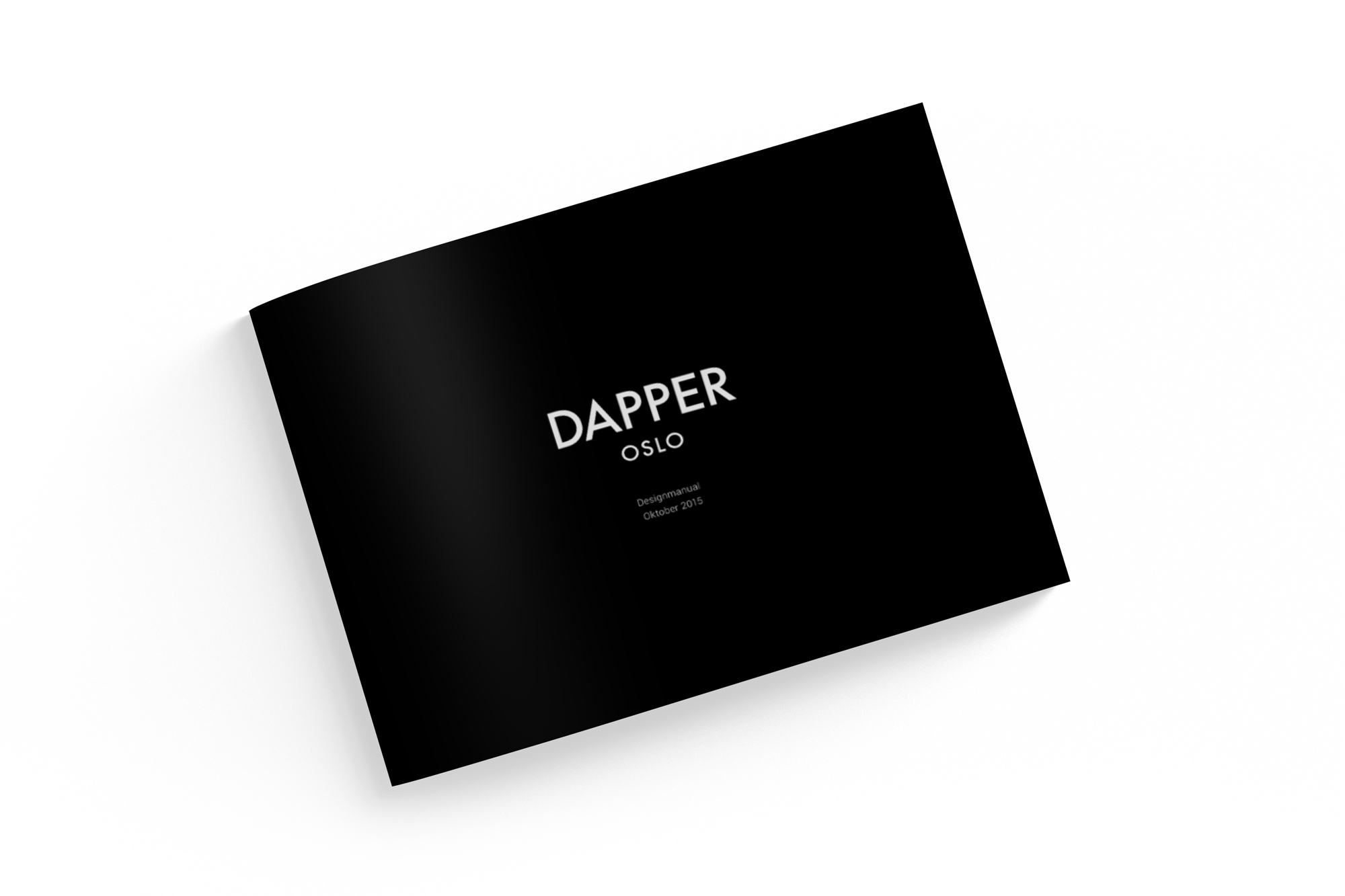 Forsiden til Dapper Oslo sin designmanual.