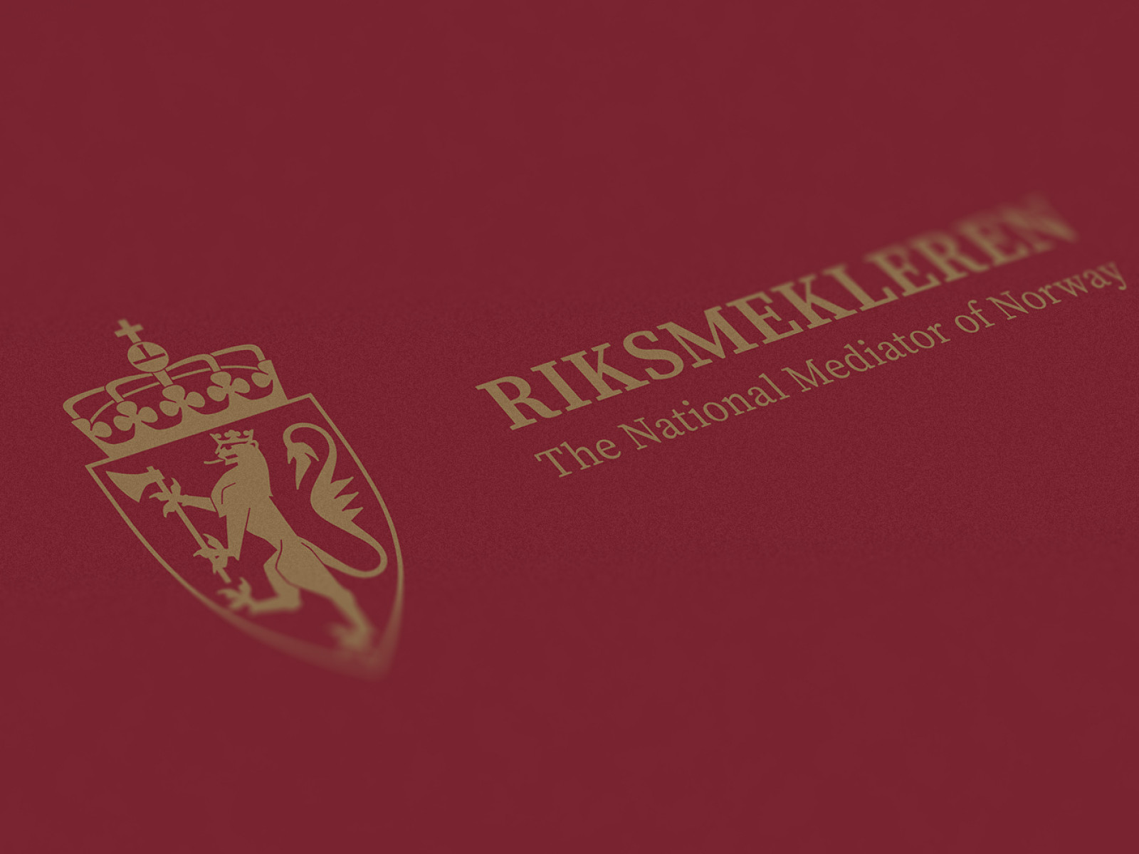 Visuell identitet og digital plattform for Riksmekleren