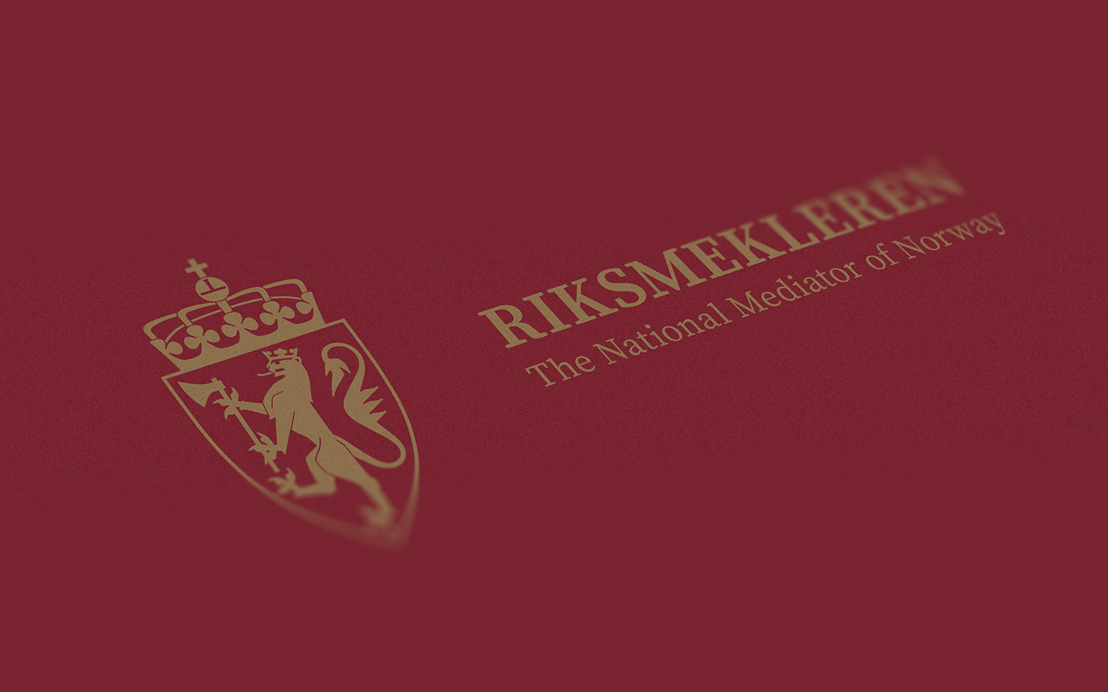 Visuell identitet og digital plattform for Riksmekleren